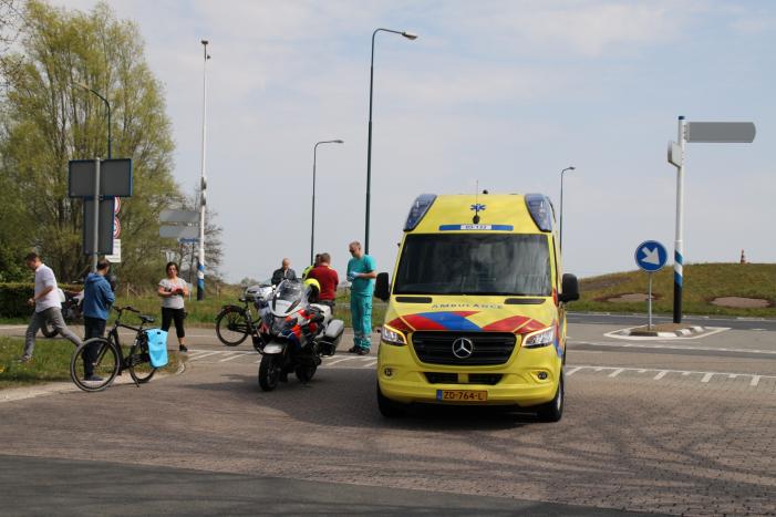 Scooterrijder gaat onderuit