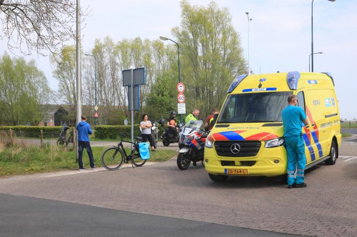 Scooterrijder gaat onderuit