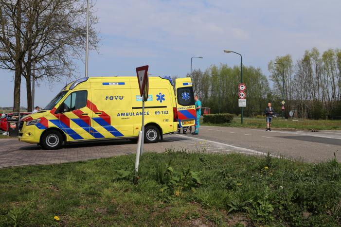 Scooterrijder gaat onderuit