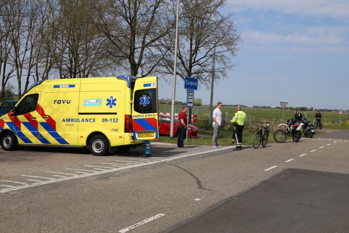 Scooterrijder gaat onderuit