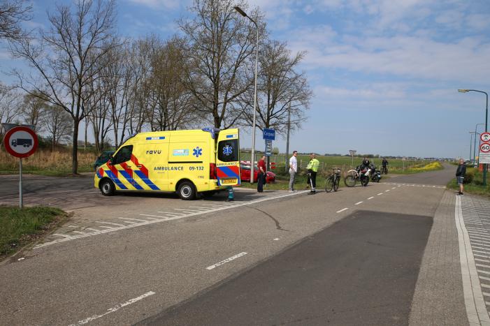 Scooterrijder gaat onderuit