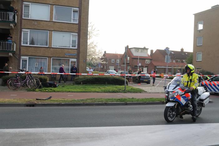 Scooterrijder ernstig gewond na val