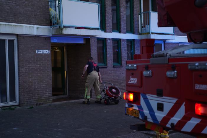 Pannetje olie op het vuur veroorzaakt brand