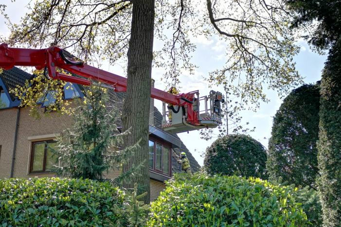 Containerbrand slaat over naar dak