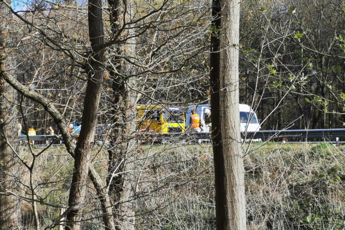 Gewonden bij aanrijding op snelweg