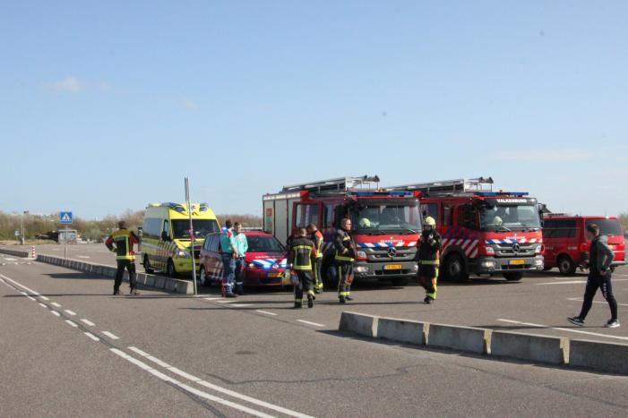 Flinke inzet bij duinbrand