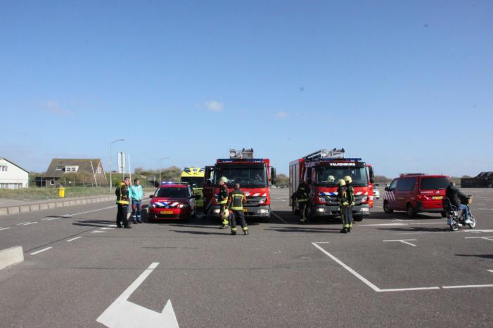Flinke inzet bij duinbrand