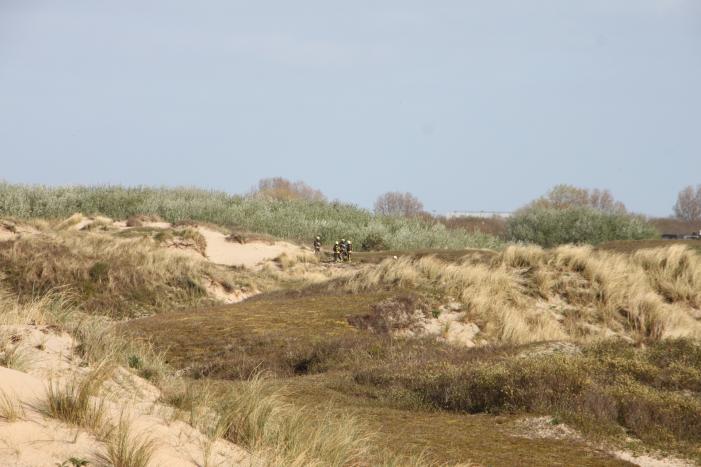Flinke inzet bij duinbrand