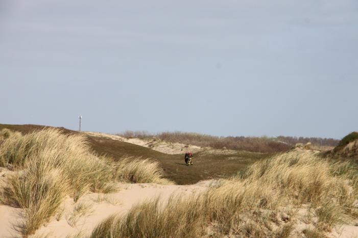 Flinke inzet bij duinbrand