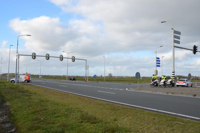 Flinke schade na ongeval op kruising