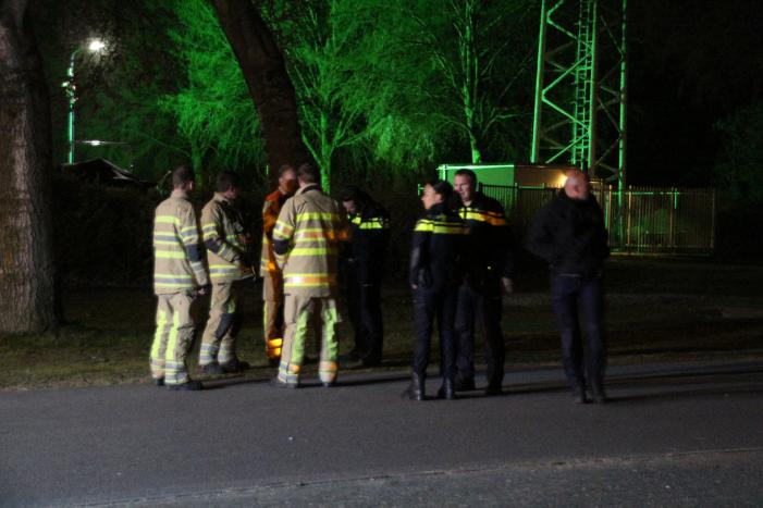 5G zendmast in brand gestoken