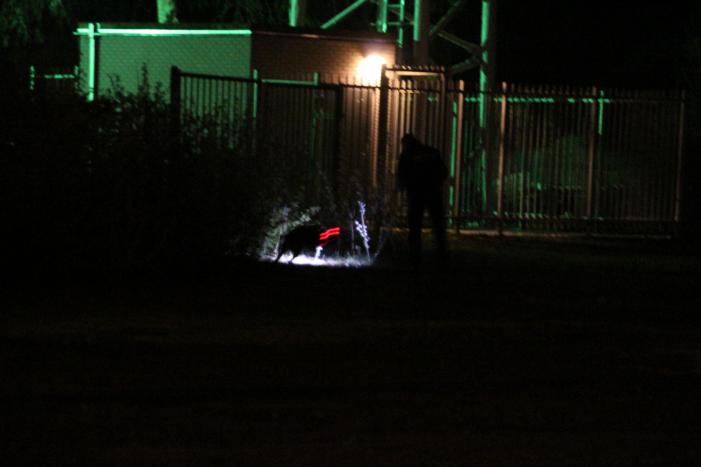 5G zendmast in brand gestoken