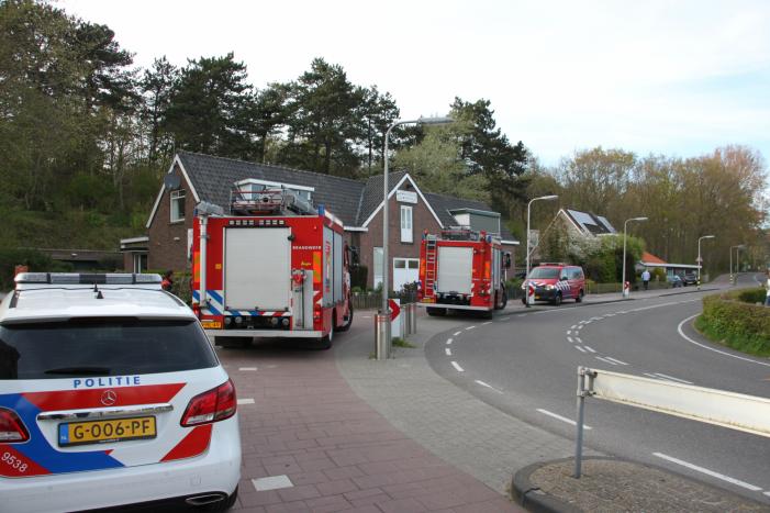 Brand in bos vermoedelijk aangestoken