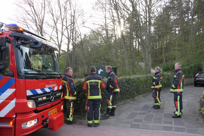 Brand in bos vermoedelijk aangestoken