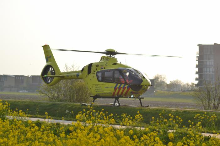 Traumahelikopter assisteert bij medische noodsituatie