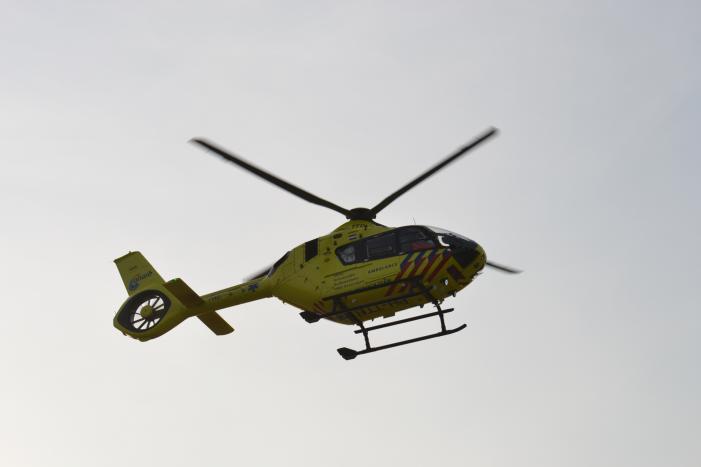 Traumahelikopter assisteert bij medische noodsituatie