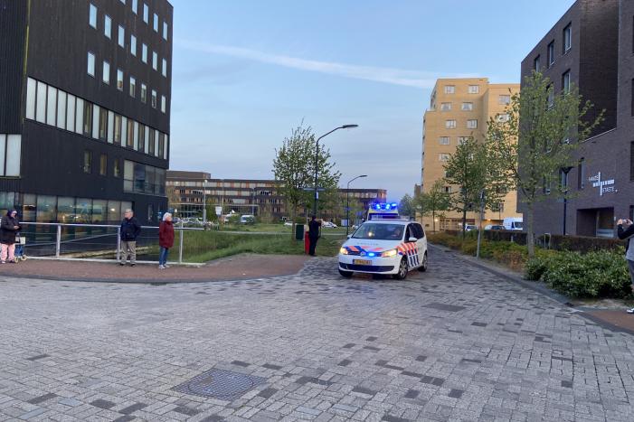 Lasershow voor zorgmedewerkers