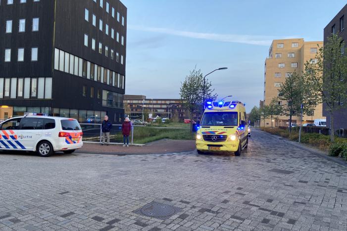 Lasershow voor zorgmedewerkers