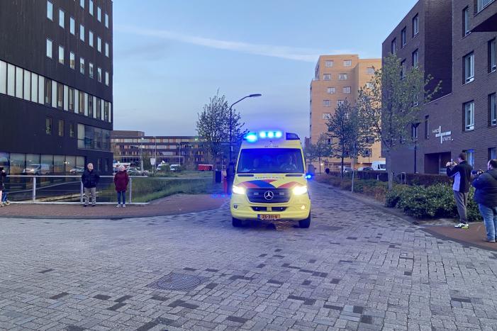 Lasershow voor zorgmedewerkers