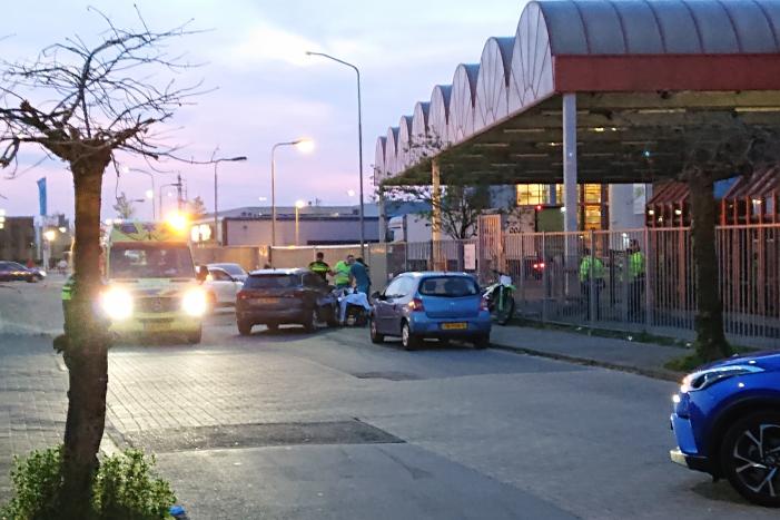 #Ede Motor klem gereden door politie Vening Meineszstraat Ede.