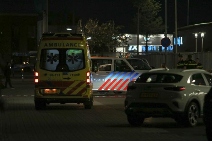 Motor klem gereden door politie