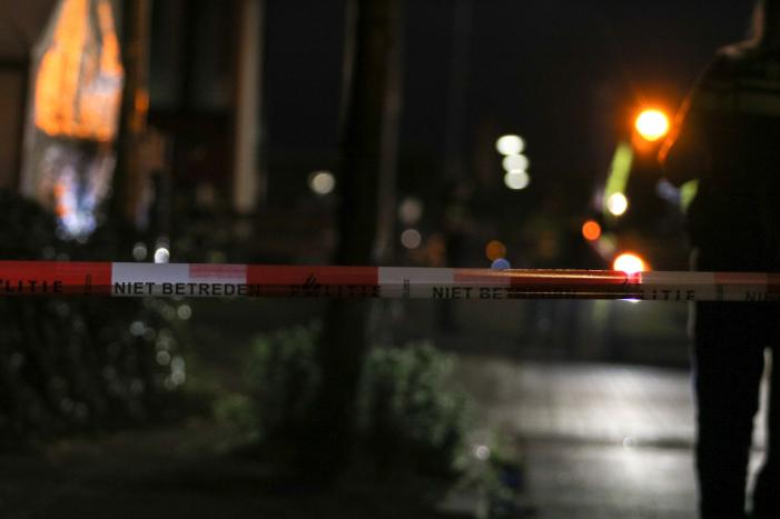 Motor klem gereden door politie