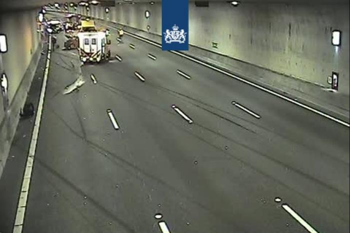 Ketheltunnel dicht na ongeval