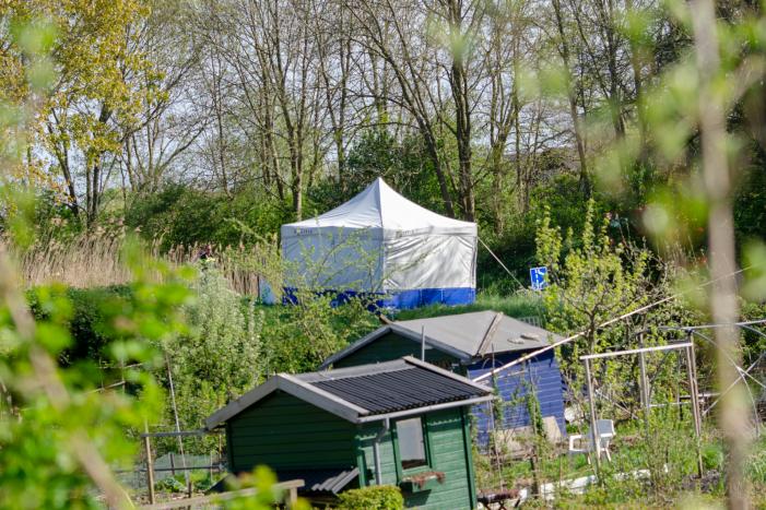 Dode aangetroffen in sloot bij volkstuinen Ridderspoor