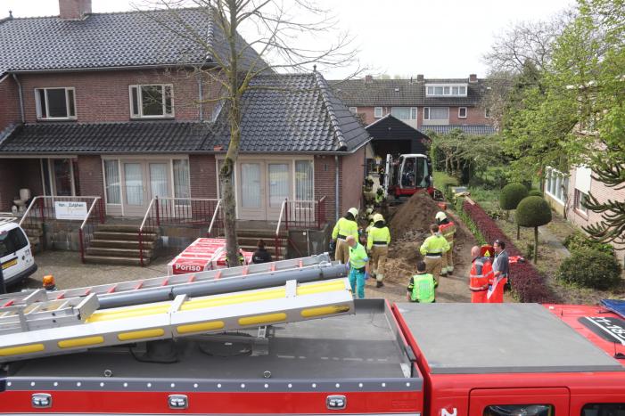 Man bedolven onder puin bij sloopwerkzaamheden
