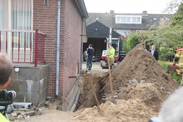 Man bedolven onder puin bij sloopwerkzaamheden