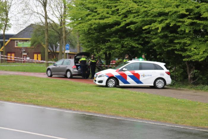 Dode aangetroffen onderaan flatgebouw