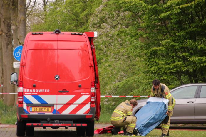 Dode aangetroffen onderaan flatgebouw