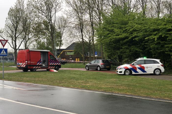 Dode aangetroffen onderaan flatgebouw