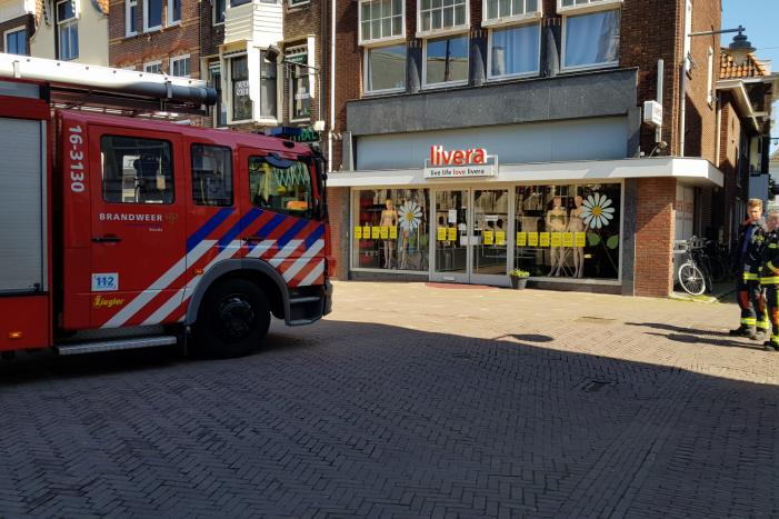 Gaslucht in keuken van grand café Central