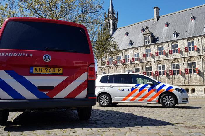 Gaslucht in keuken van grand café Central