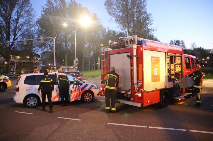 Veel schade bij aanrijding op kruising