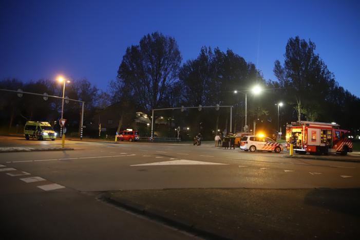 Veel schade bij aanrijding op kruising