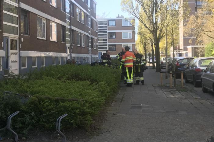 Vreemde lucht in kelderbox van flat