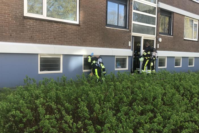Vreemde lucht in kelderbox van flat