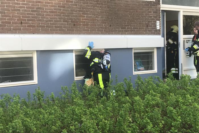 Vreemde lucht in kelderbox van flat