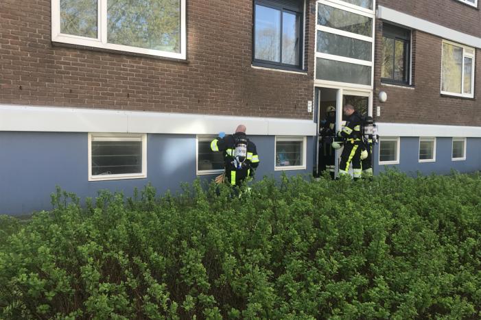 Vreemde lucht in kelderbox van flat