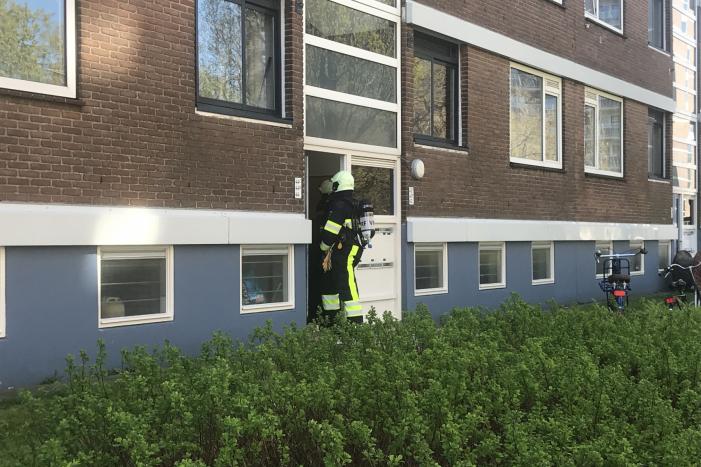 Vreemde lucht in kelderbox van flat
