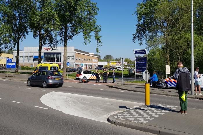 Scooterrijder gewond na ongeval