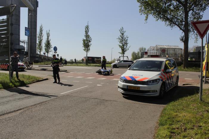 Scooterrijder gewond na ongeval