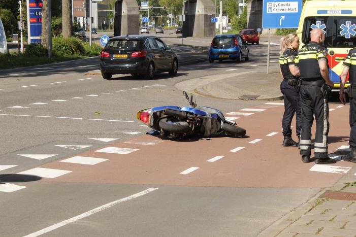 Scooterrijder gewond na ongeval