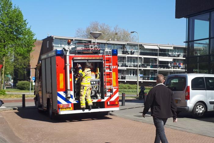 Brand in keuken van woning