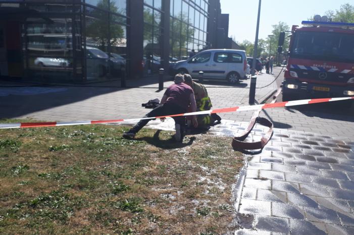 Brand in keuken van woning