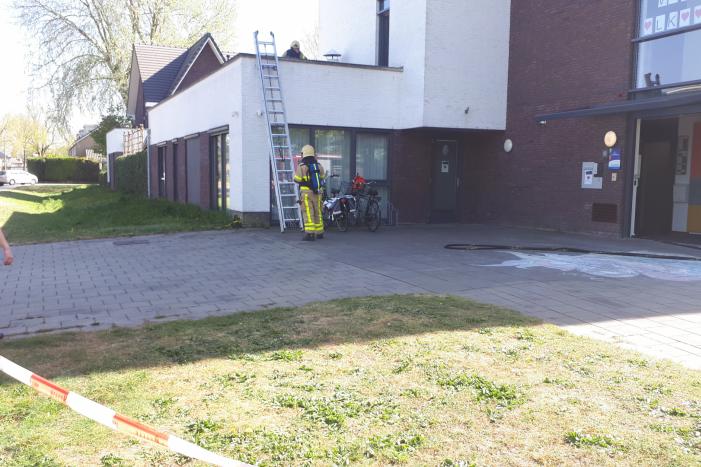 Brand in keuken van woning