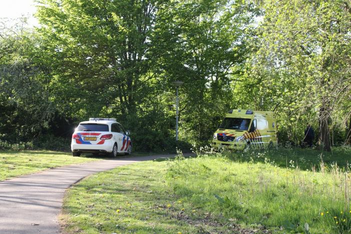 Fietsster gewond na val