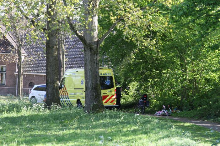 Fietsster gewond na val